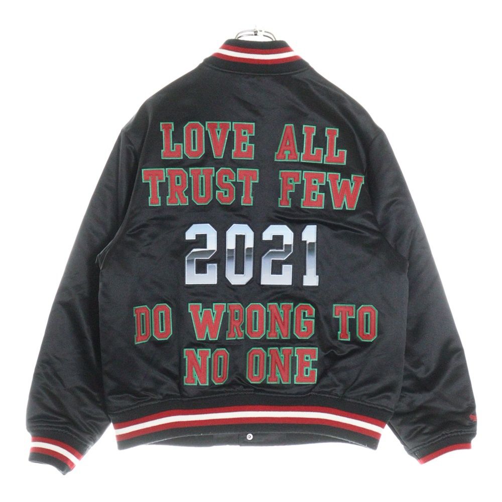 SUPREME (シュプリーム) 21SS ×Mitchell&Ness Satin Varsity
