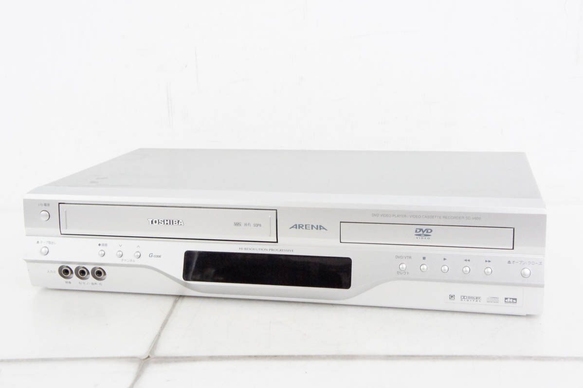 中古】東芝TOSHIBA VTR一体型DVDビデオプレーヤー DVDプレーヤー