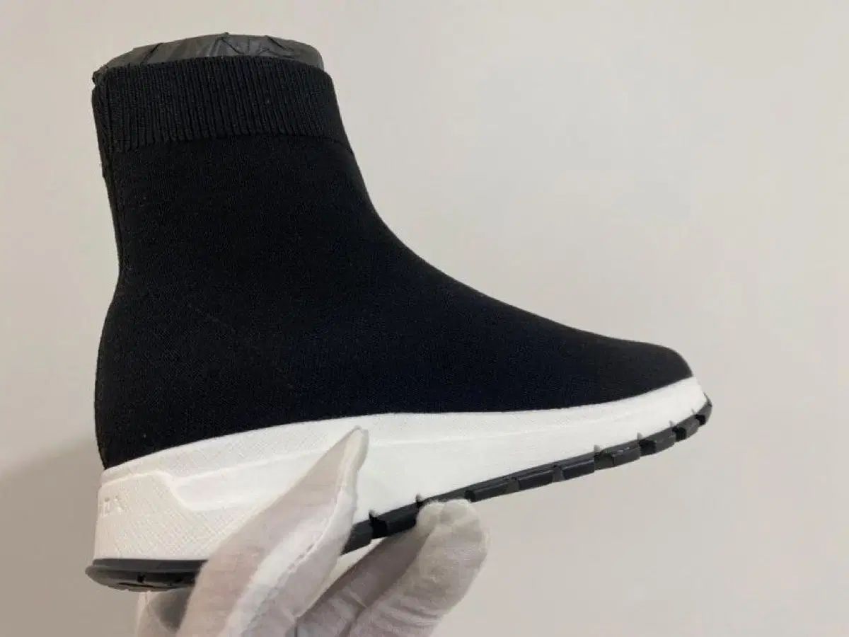 PRADA(プラダ) ロゴ ソックス スニーカーズ 黒 EU36 5 1T715L