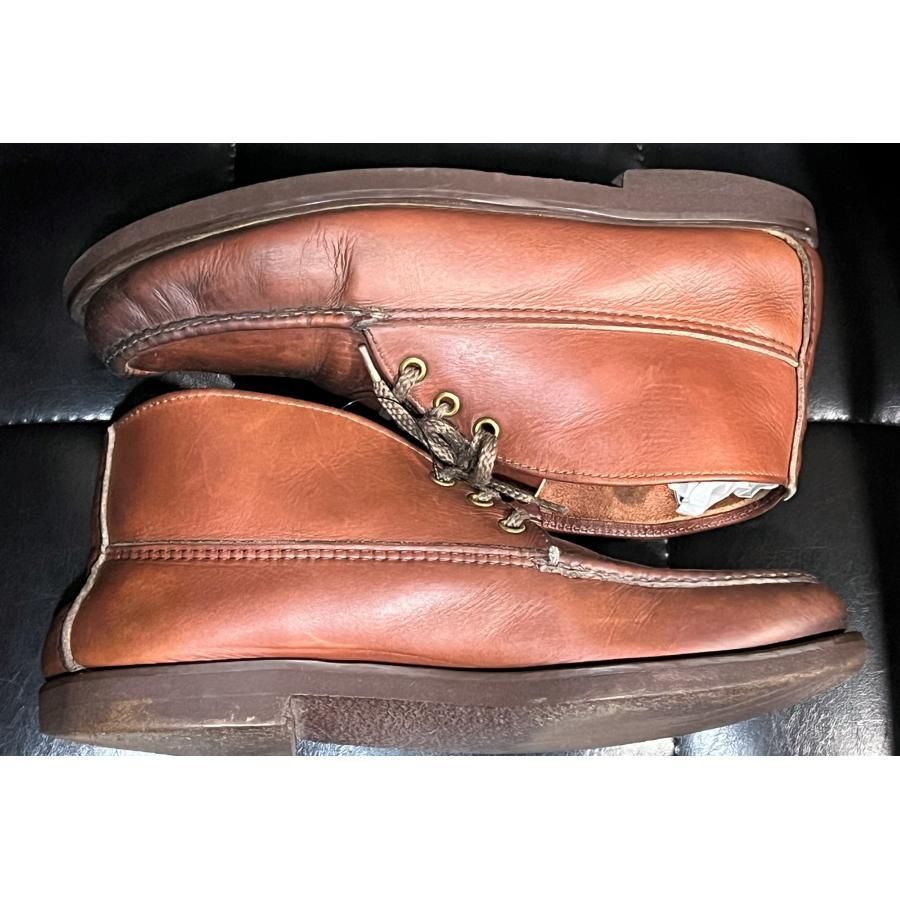 USA製 ラッセルモカシン 希少 チャッカブーツ 9E 27cm ブラウン 4838