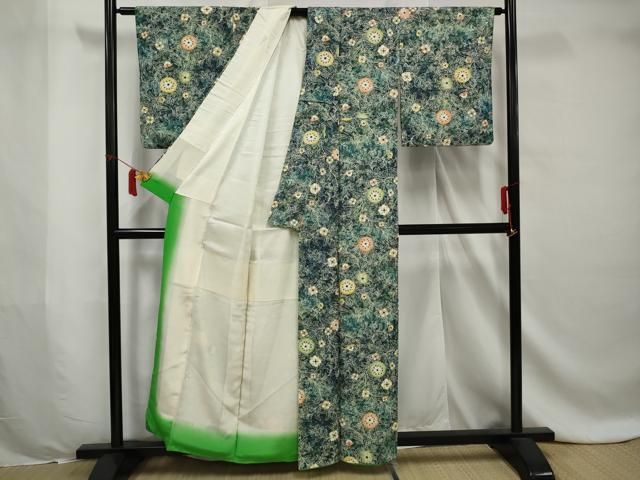 平和屋着物▽小紋　単衣　霞文　CAAS5164ut 平和屋着物▽小紋 単衣 霞文 CAAS5164ut