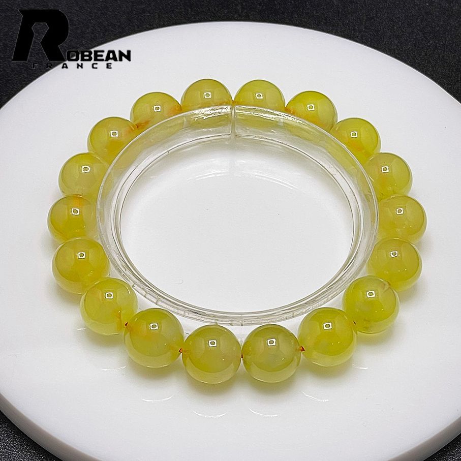 逸品 EU製 定価8万円ROBEAN・ゴールデンプレナイトパワーストーン ブレスレット 天然石 原石 綺麗 お守り 貴重 貴重 幸運 贈り物 ギフト プレゼント2  10.8-11.3mm C603847