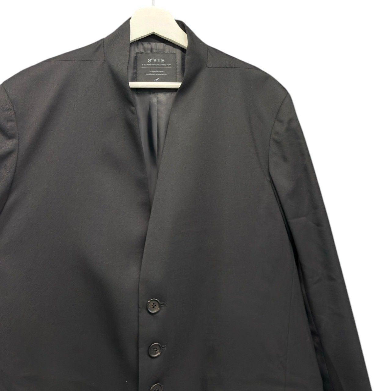 ノーカラージャケット S'YTE Yohji Yamamoto size4 L - メルカリ