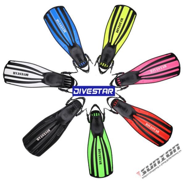 ダイビング フィン シュノーケル フィン 足ひれ ストラップフィン 滑り止め 大人用 キッズ 素潜り 2104gsfins12*COLORS-BLUE
