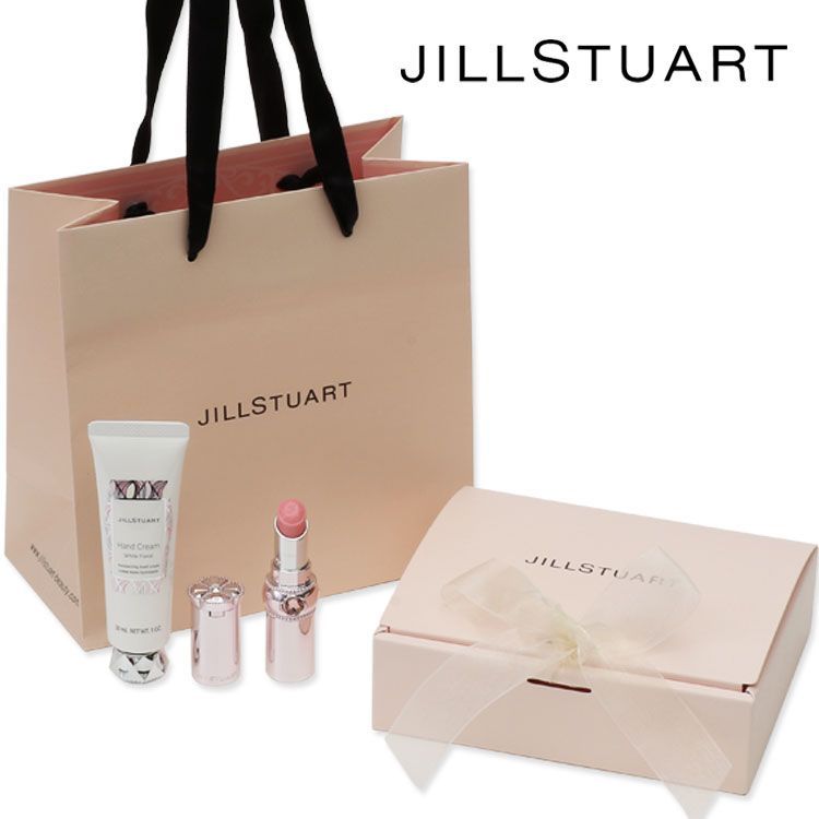 ジルスチュアート JILLSTUART ギフトセット ハンドクリーム リップ リップセラム リップスティック コスメセット リップバーム スキンケア 保湿 ブランド 大人 ギフト プレゼント レディース 女性 ホワイトフローラル
