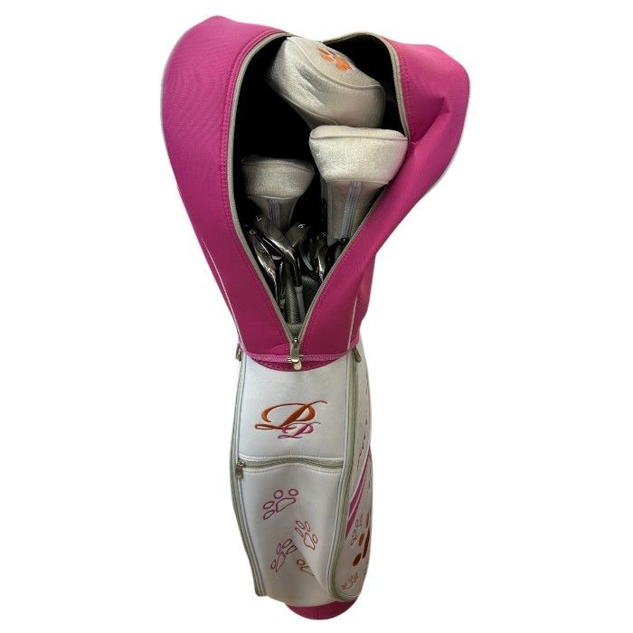 1円☆PUPPY'S PAW 仔犬の肉球 レディース ゴルフ クラブ8本組 カバー