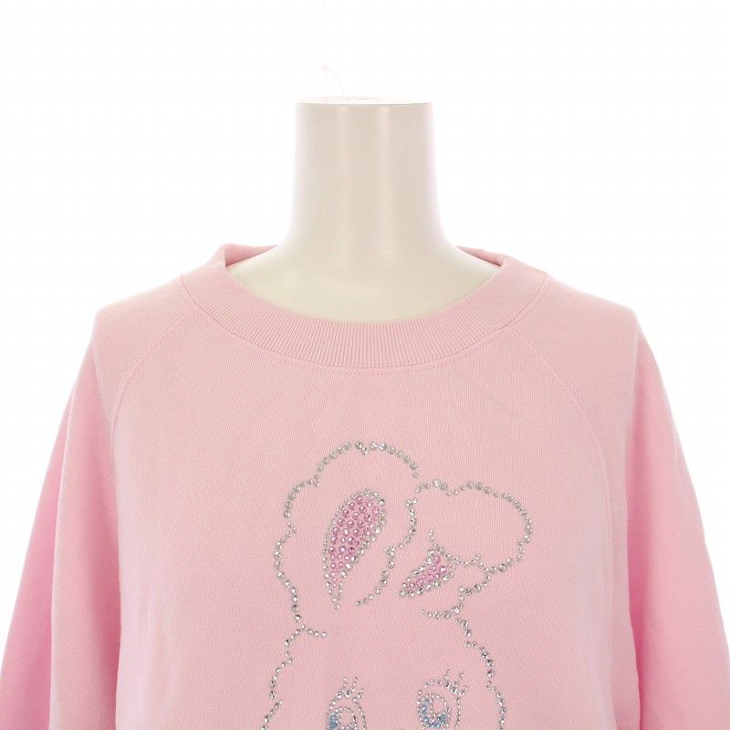 ファーファー furfur foxy illustrations ラインストーンスウェット 