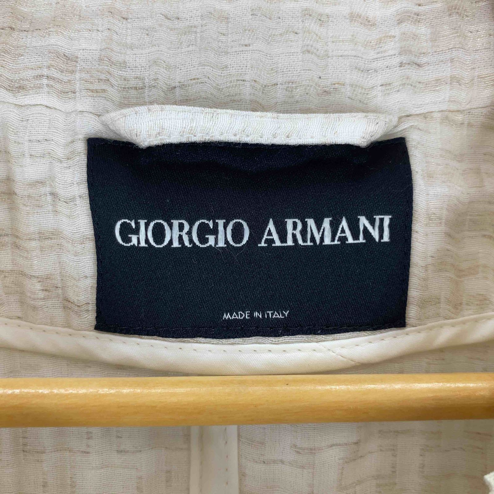 【格安saleスタート】 GIORGIO ARMANI ノーカラー レディース ジョルジオアルマーニ ジャケット・アウター