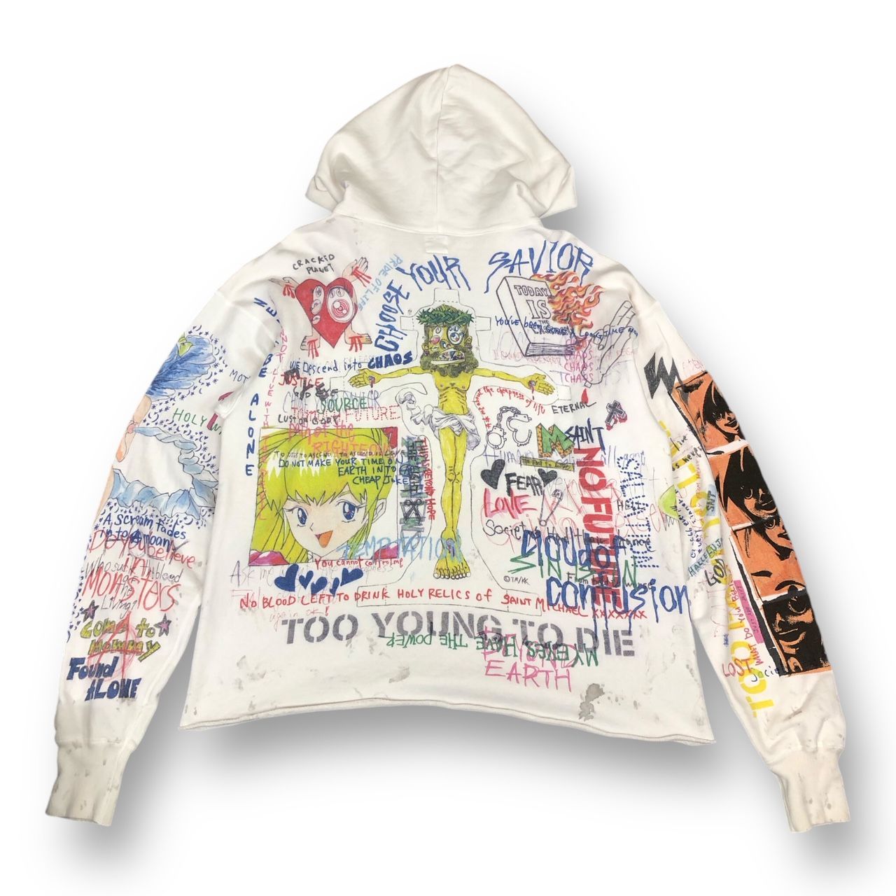 Takashi Murakami × SAINT MICHAEL 21AW Graff Hoodie グラフ フーディー コラボ スウェット パーカー  村上隆 TM/KK セントマイケル SM-A21-0000-068 XL 75647A3 - メルカリ