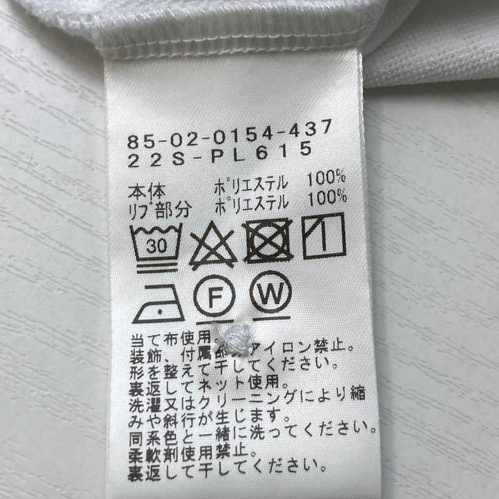 サイズ：S BEAMS GOLF ビームスゴルフ  半袖ポロシャツ 総柄 ホワイト系 [240101444478] ゴルフウェア レディース ストスト BEAMS GOLF ビームスゴルフ 半袖ポロシャツ 総柄 ホワイト系 S
