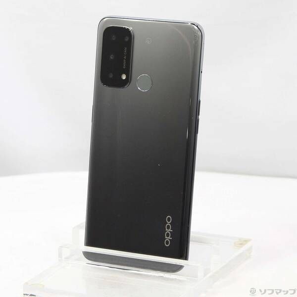 中古品〕 OPPO Reno5 A 128GB シルバーブラック A103OP Y!mobile SIM