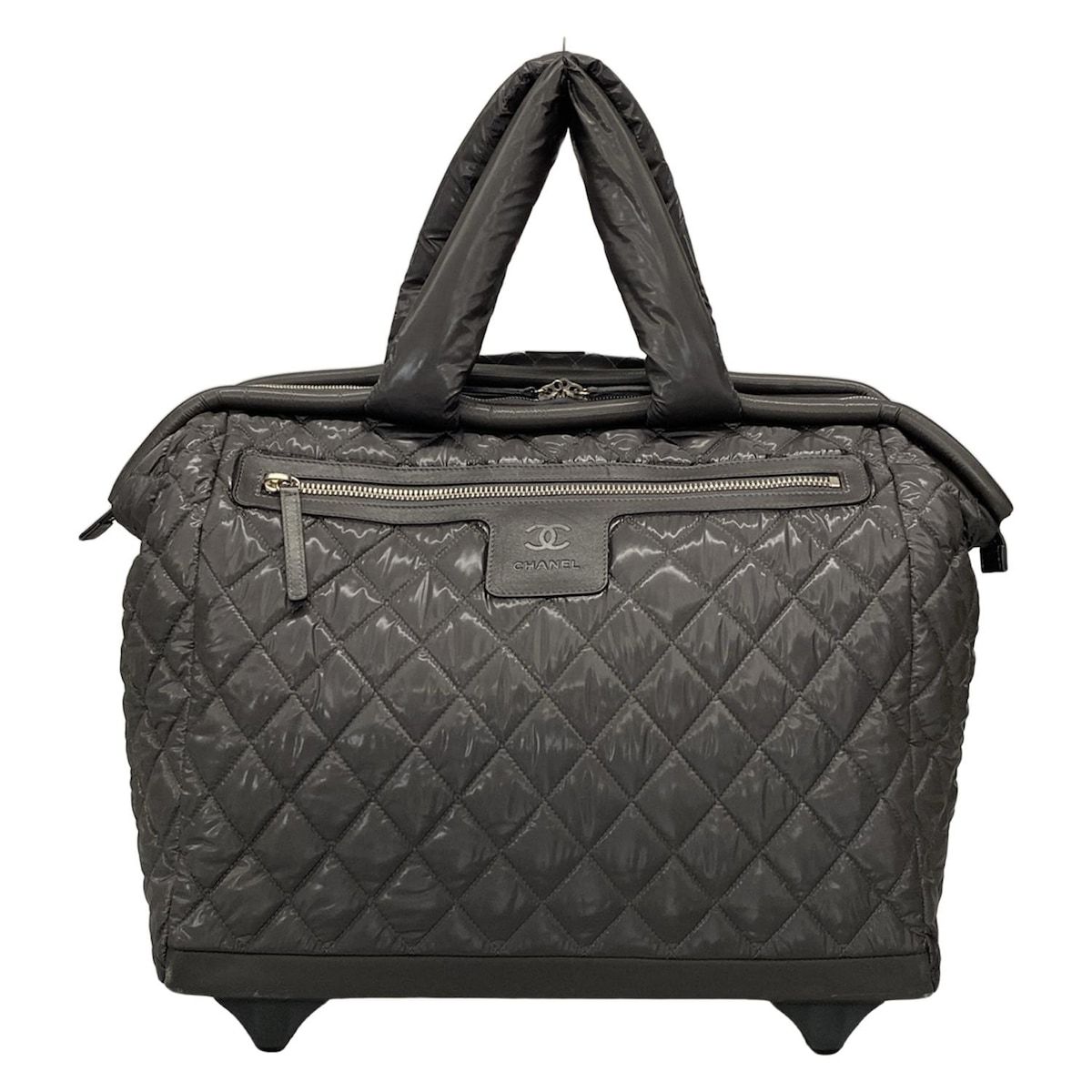 CHANEL シャネル キャリーバッグ コココクーン A49503 グレー