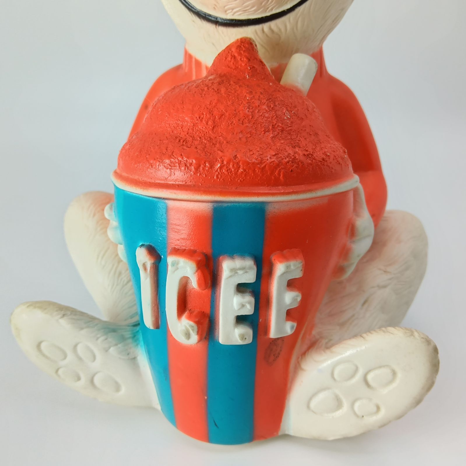 1970's ICEE BEAR アイシーベアー 貯金箱 ソフビ