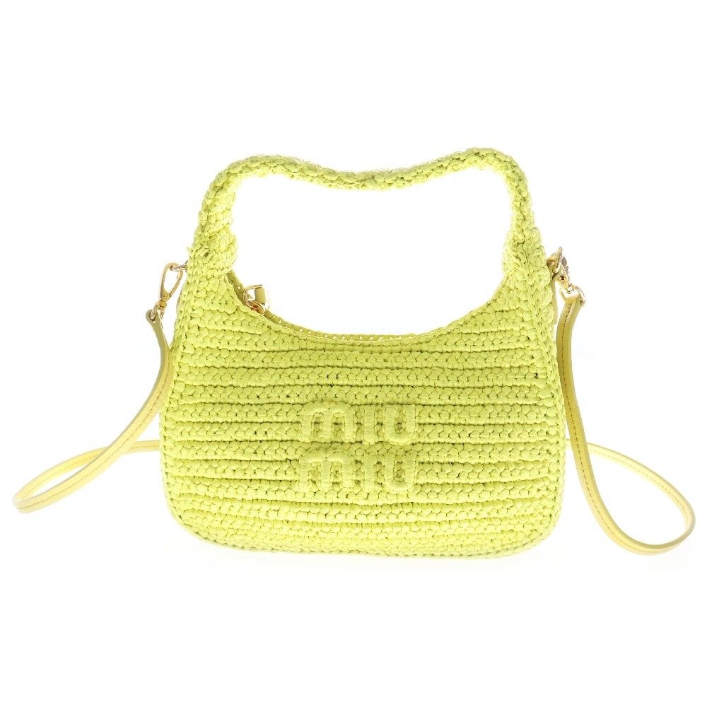 miumiu (ミュウミュウ) ワンダークロシェ ホーボーバッグ 2WAY