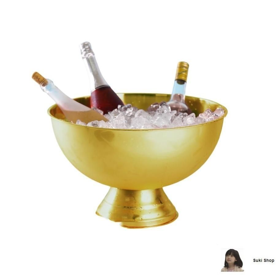 ワインクーラー ステンレス製 シャンパンクーラー 氷のバケツ