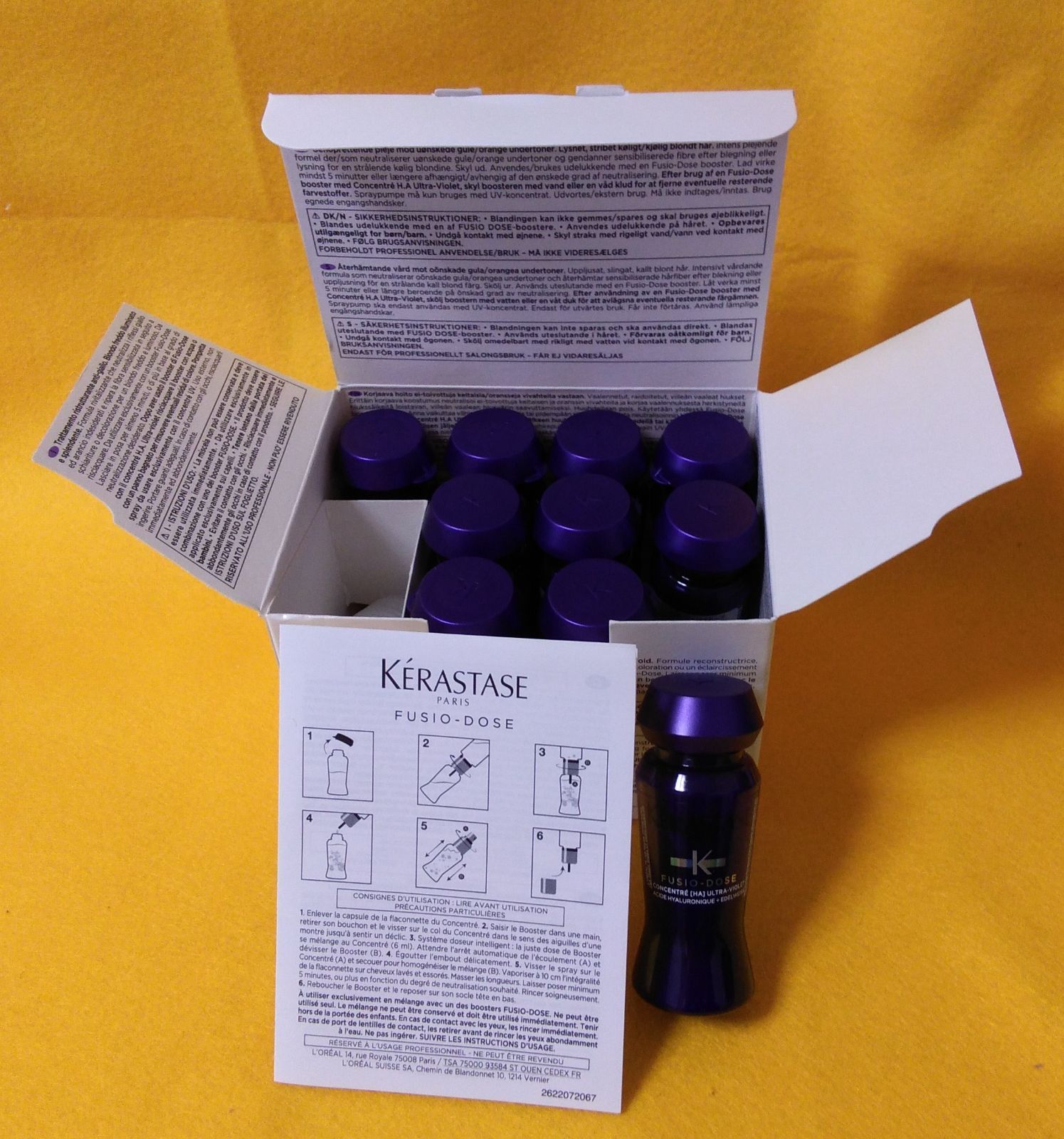 ケラスターゼ】フュジオドーズ ウルトラバイオレットコンサントレ 2個