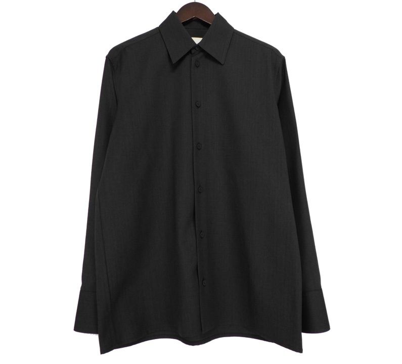 ジルサンダー JIL SANDER 24AW J22DL0242 J40171 FINE WOOL RIPSTOP SHIRT リップストップ シャツ 41485