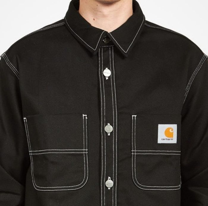 Carhartt WIP チョーク シャツ ジャケットブラック