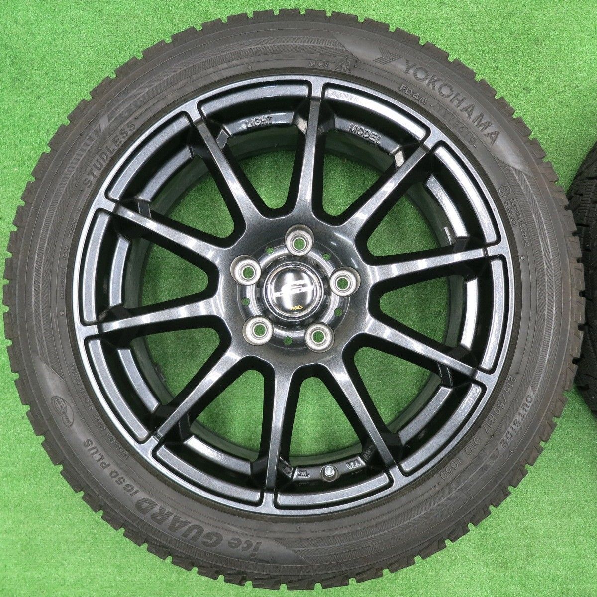 送料無料] バリ溝！キレイ！9.5分以上☆スタッドレス 215/50R17 ヨコハマ アイスガード iG50 プラス SCHNEIDER MiD  シュナイダー 17インチ PCD114.3/5H☆4102502NJス - メルカリ