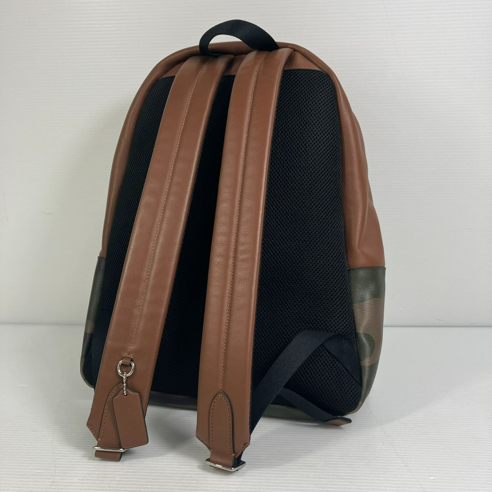 COACH リュック バックパック ブラウン レザー 中古・古着通販】COACH (コーチ) レザーリュック ターンロック