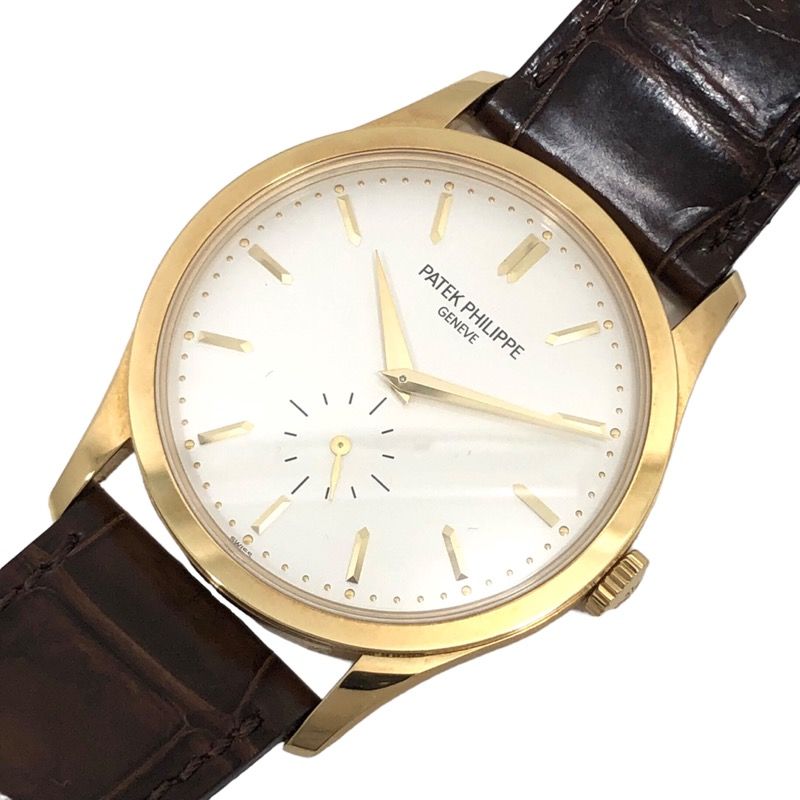 パテック・フィリップ PATEK PHILIPPE カラトラバ 5196J-001 K18YG/革