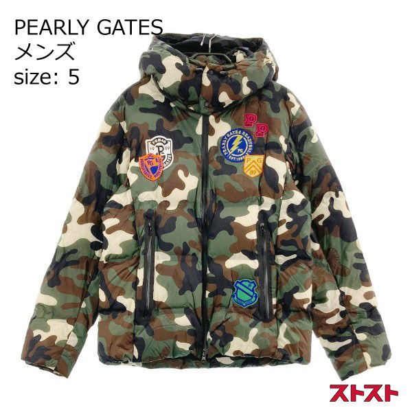 PEARLY GATES パーリーゲイツ 2WAY ダウン ジップジャケット ワッペン