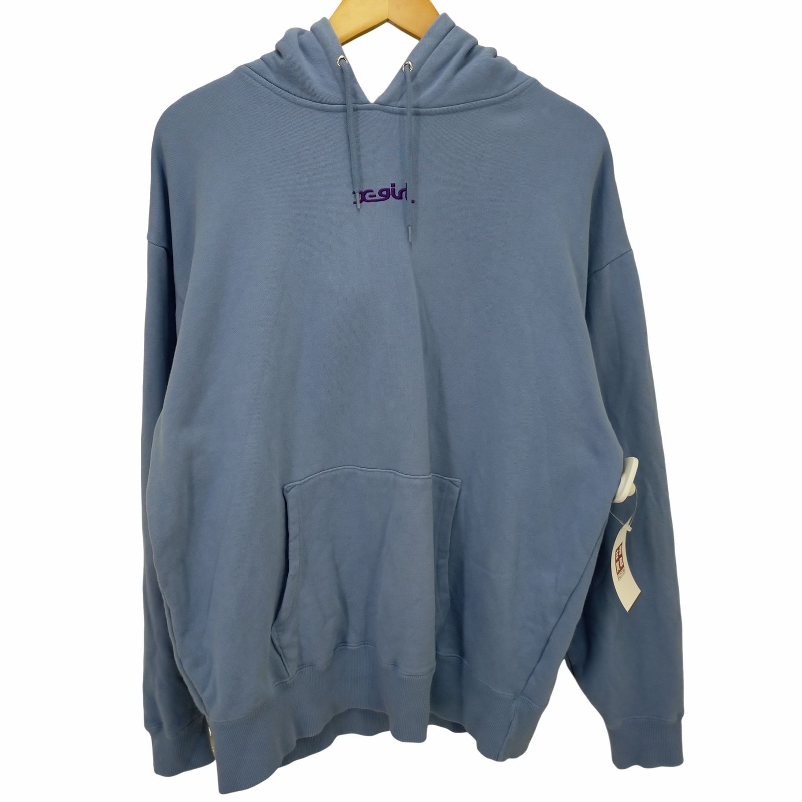 X-girl GRRRL POWER SWEAT HOODIE パーカー X-girl（エックスガール）の「GRRRL POWER SWEAT HOODIE
