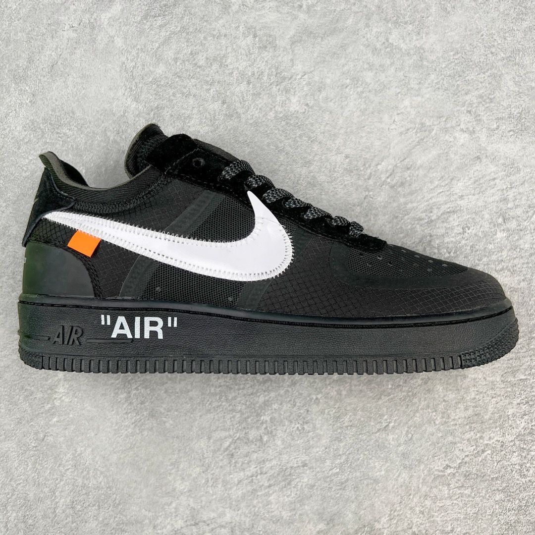 ナイキOFF-WHITE x Nike Air Force 1 Black 2.0スニーカー>箱付