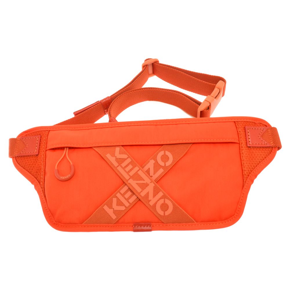 KENZO ケンゾー FLAT BELT BAG フラット ベルト ウエストボディバッグ レッド FB55SA225F21