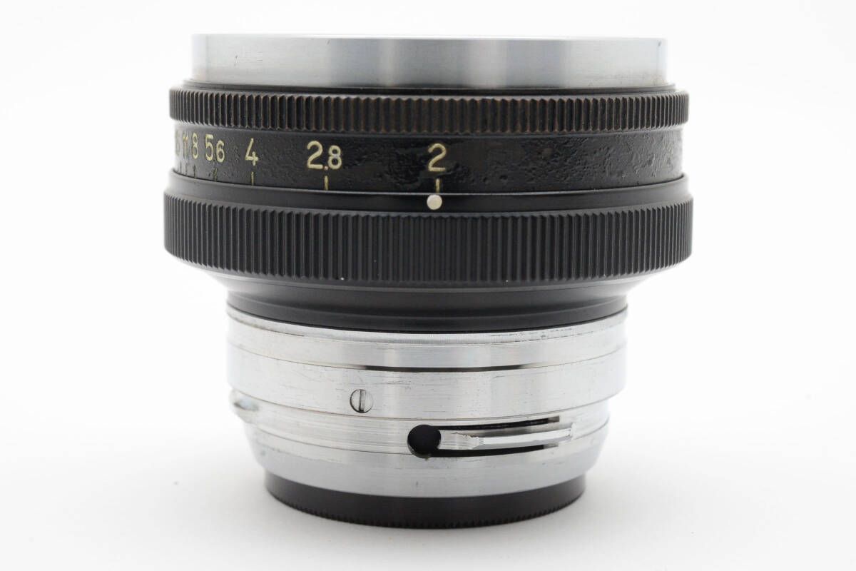 Nippon Kogaku NIKKOR-H 5cm F2 ディスカウント Sマウント #2196W896