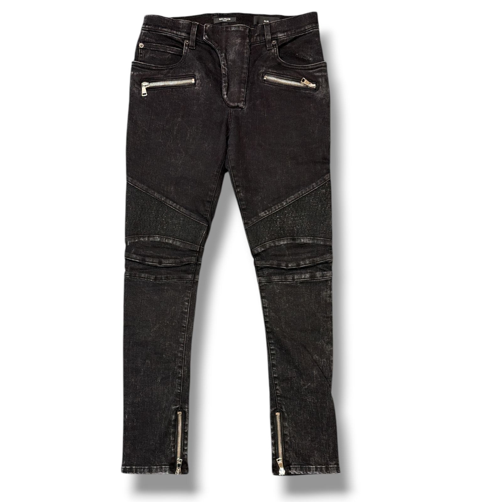 未使用品 BALMAIN 24SS SLIM BIKER JEANS スリム バイカー ジーンズ
