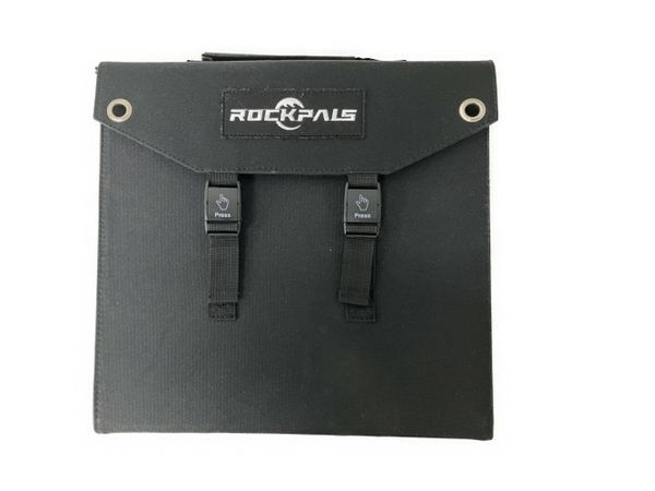 ROCKPALS 60W ソーラーパネル キャンプ 防災 停電 ジャンク S8326726 