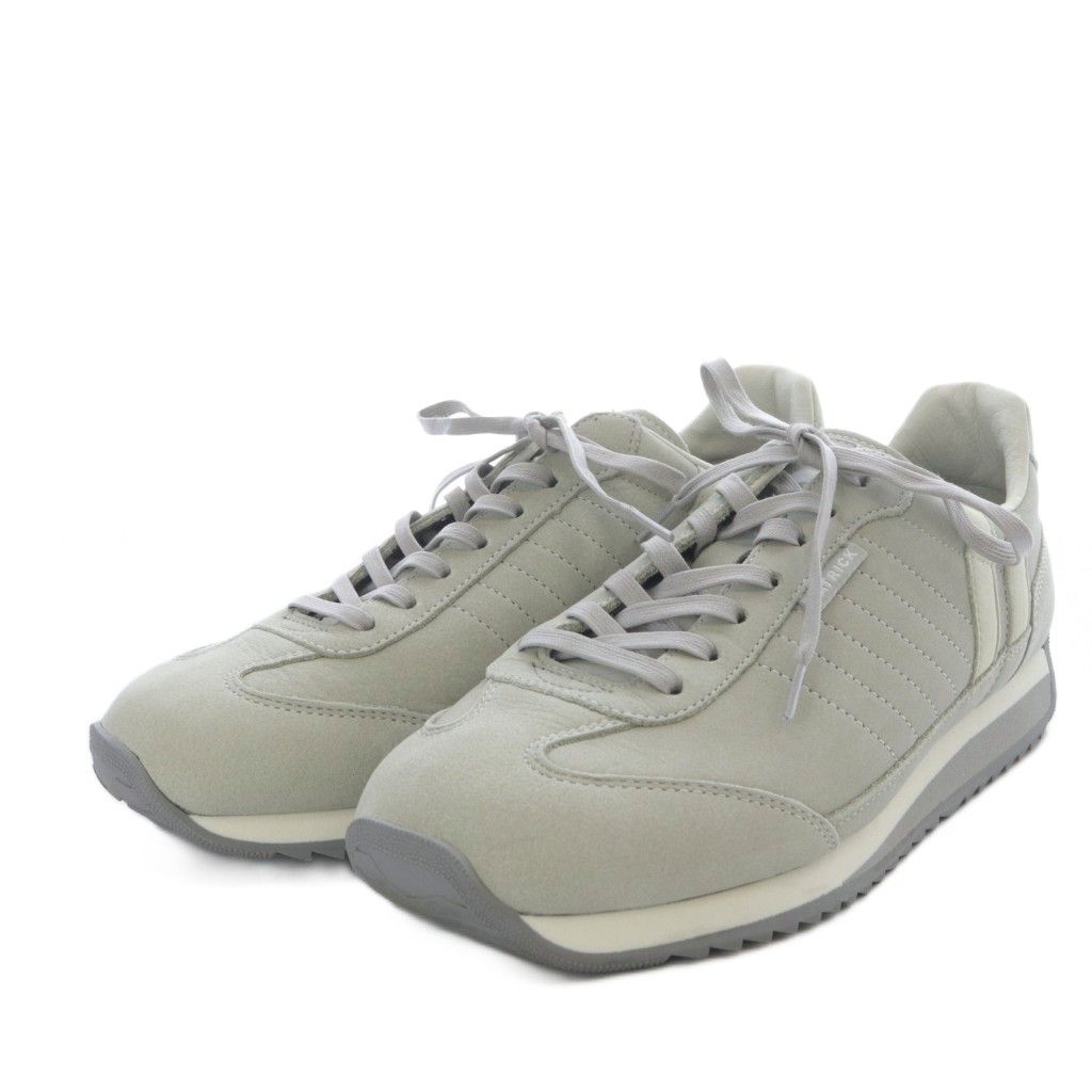 パトリック PATRICK MARATHON ヌバック スニーカー ローカット 38 グレー 505824 YO28