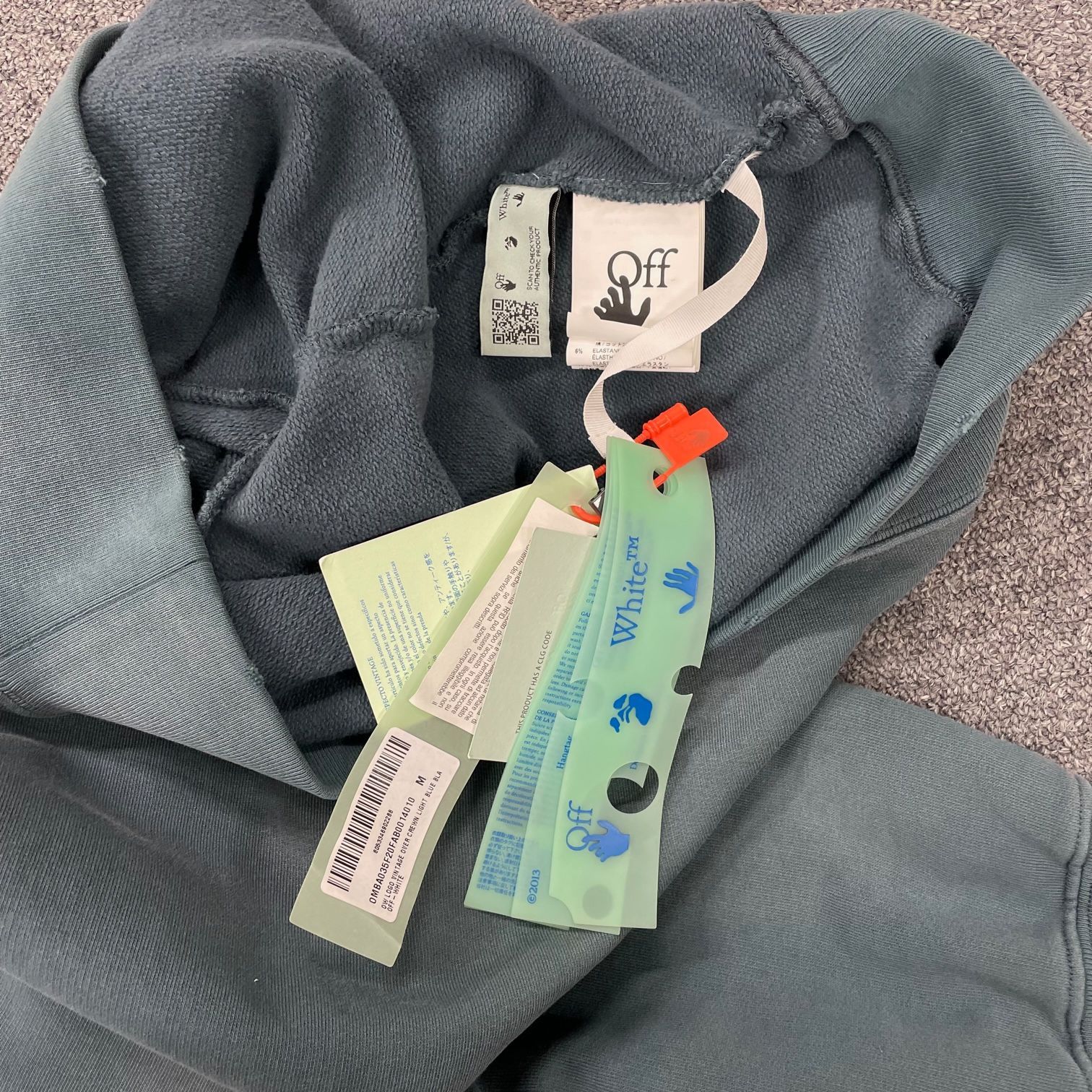 OFF WHITE 20AW 加工 スウェット トレーナーM - メルカリ