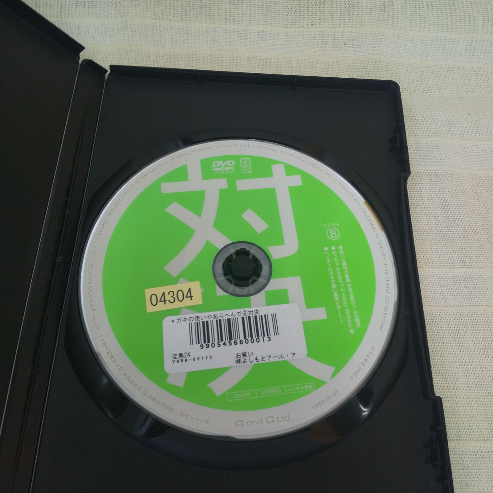 ダウンタウンのガキの使いやあらへんで！！15周年記念DVDケース（？）