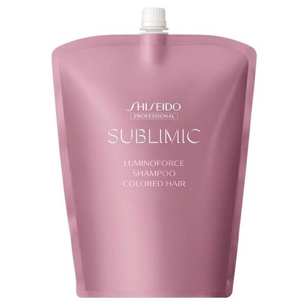 資生堂 サブリミック ルミノフォース シャンプー 1800mL 詰め替え ダメージ 乾燥 パサつき ヘアカラー 長持ち 艶 サロン専売品 美容院 美容室専売 美容室