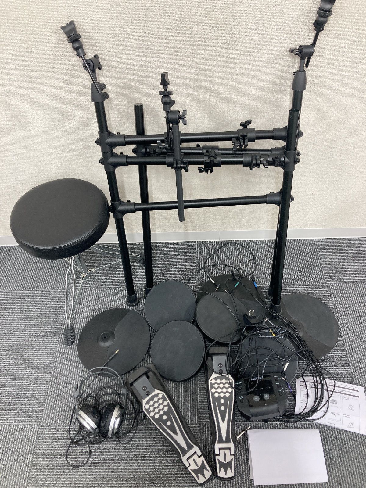 ☆ MEDELI 電子ドラム DD-401J DIY KIT イス、ヘッドフォン、電子