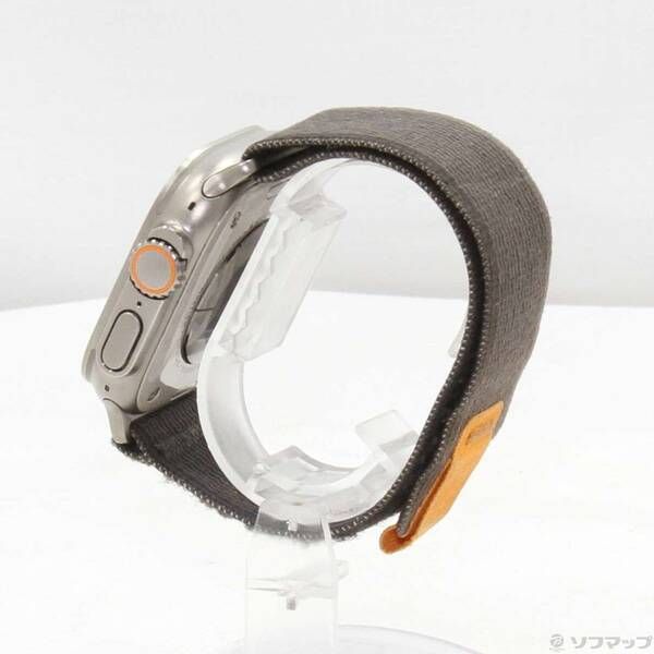 〔 品〕 Apple Watch Ultra GPS Cellular 49mm チタニウムケース ブラック グレイトレイルループ 305