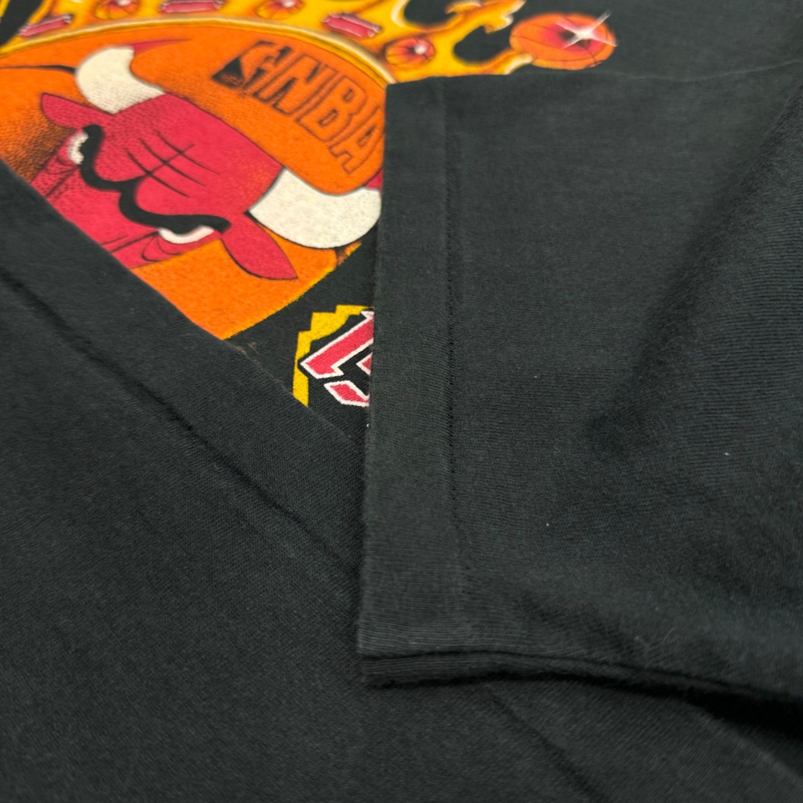 90s vintage 1993 NBA Chicago Bulls Print T-shirt Tee USA製 