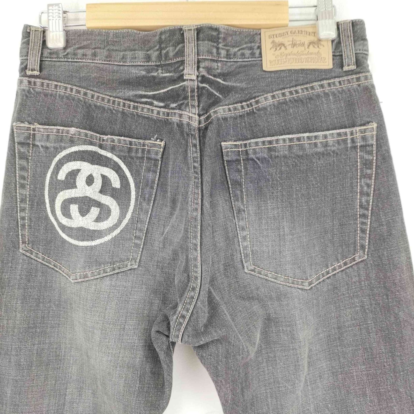 ステューシー Stussy SSリンクペイント クラッシュデニムパンツ STUSSY