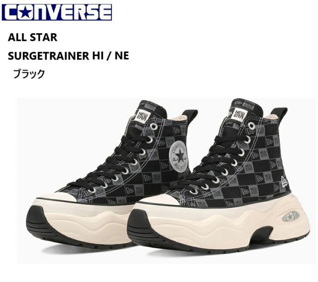 CONVERSE(コンバース)ALL STAR SURGETRAINER HI /NE オールスター サージトレーナーHI /NE 厚底スニーカー  レディス トレーニングシューズをモチーフにしたボリュームのある厚底ソール 通学スニーカーにも最適 - メルカリ