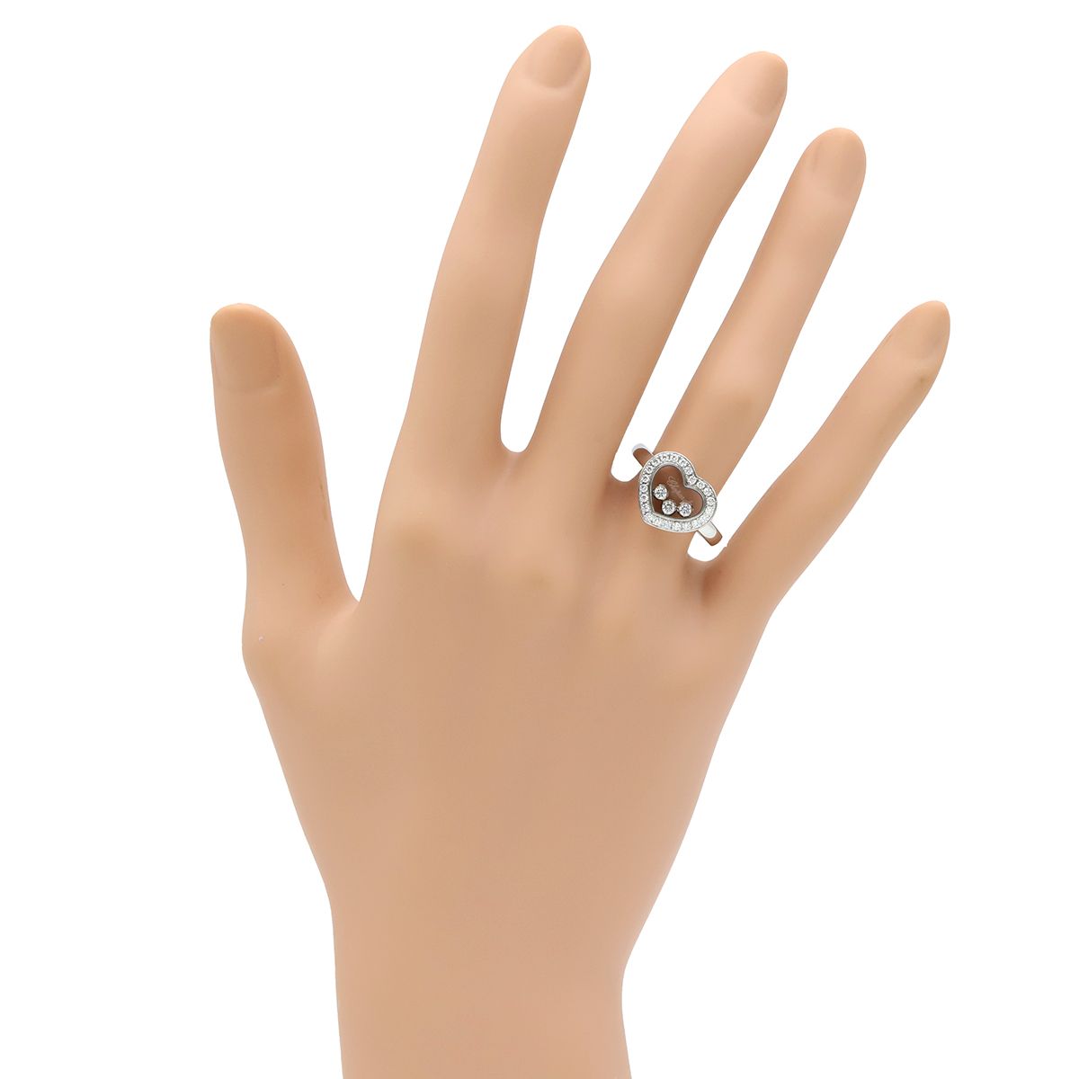 ショパール CHOPARD リング 指輪 ハッピーダイヤモンド アイコン K18WG