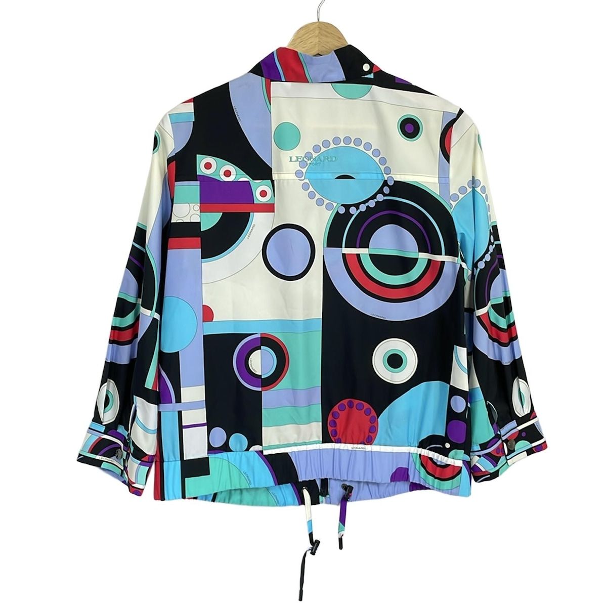 LEONARD SPORT レオナール　スポーツ　ロゴ　ジャケット　40 LEONARD SPORT(レオナールスポーツ) ブルゾン サイズ40 M レディース美