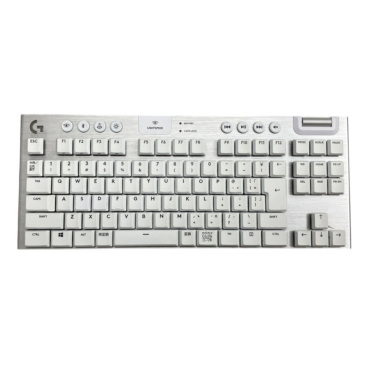 富士通 - キーボード パソコン PC ゲーム 白 ロジクール YR0076 中古 Logicool YR0076 G913 TKL ワイヤレス ゲーミング キーボード PC