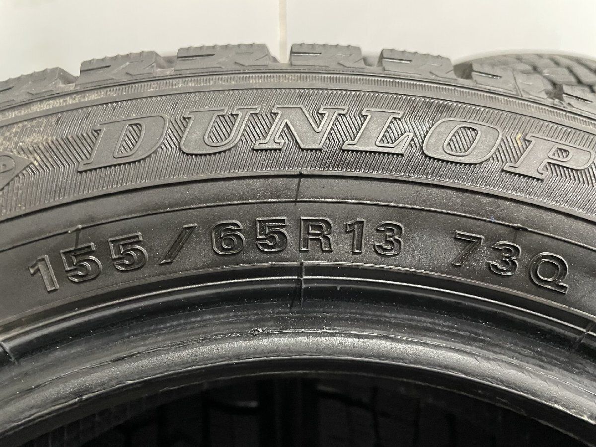 DUNLOP WINTER MAXX WM02 155/65R13 13インチ スタッドレス 4本 21年製 バリ溝 パレット ライフ ゼスト  ekスポーツ セルボ等 (MTL403) - メルカリ