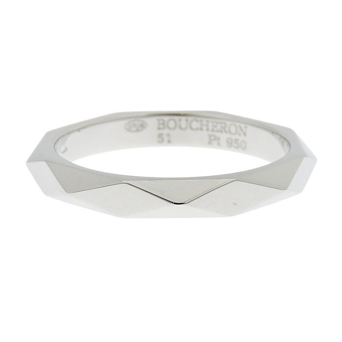 BOUCHERON ブシュロン ファセット リング Pt950 プラチナ #51 11