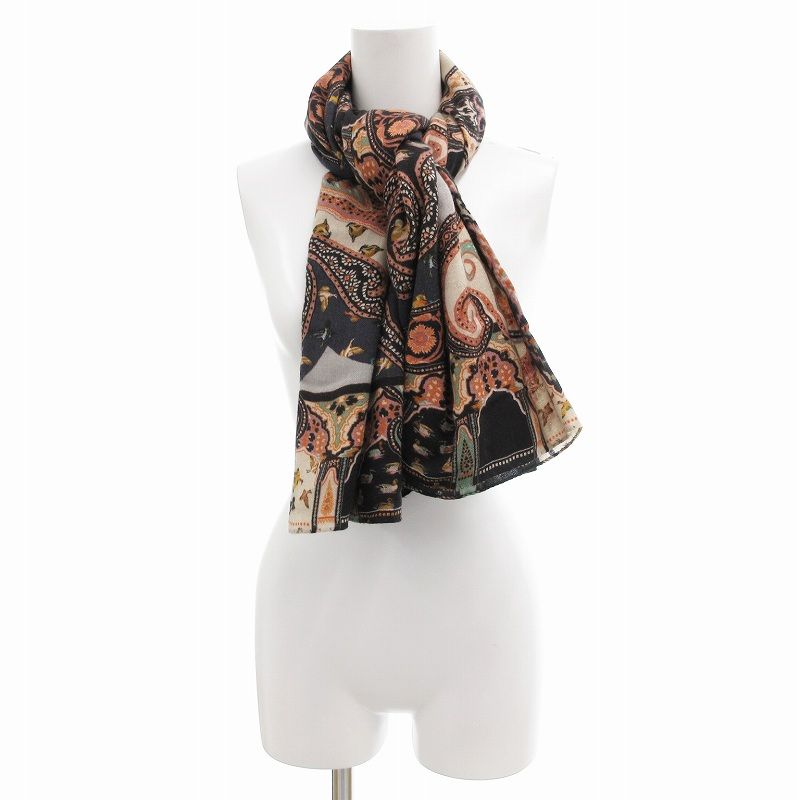 エトロ ETRO 大判ストール マフラー カシシル カシミヤ シルク混