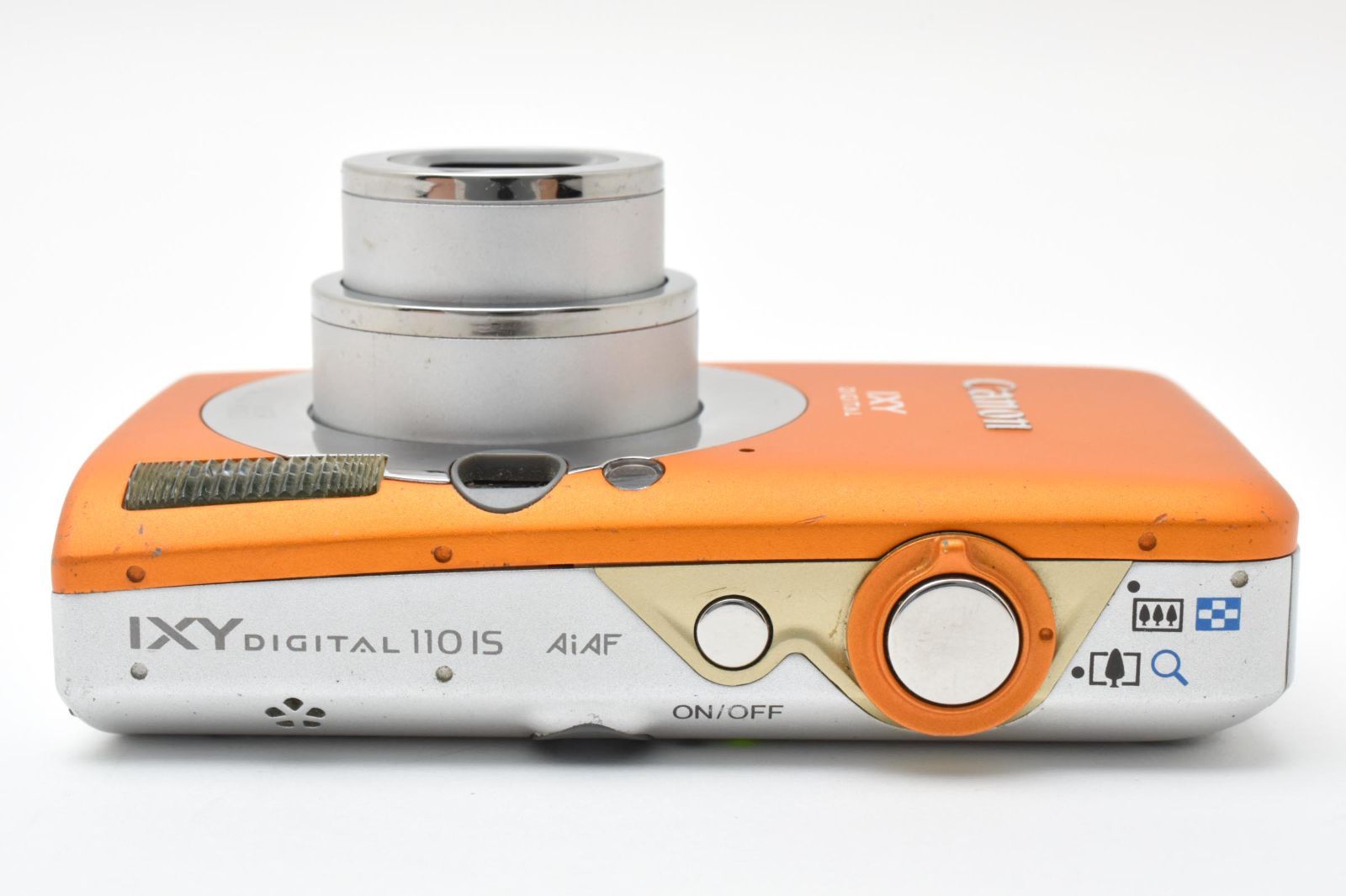 カメラ 難あり Canon Ixy Digital 110 is オレンジ バッテリー