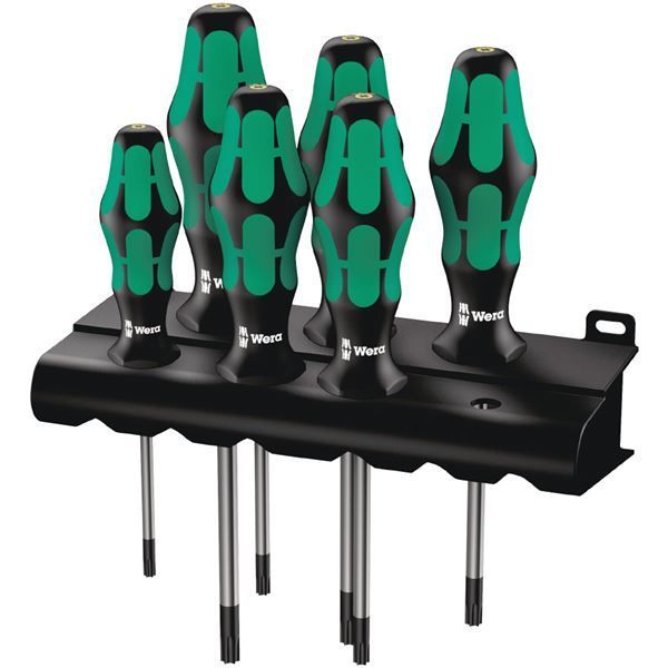 WERA ヴェラ 6本組 保持機能付き トルクスドライバーセット TX10 15 20 25 30 40 028059 工具 ツール DIY 作業工具 道具