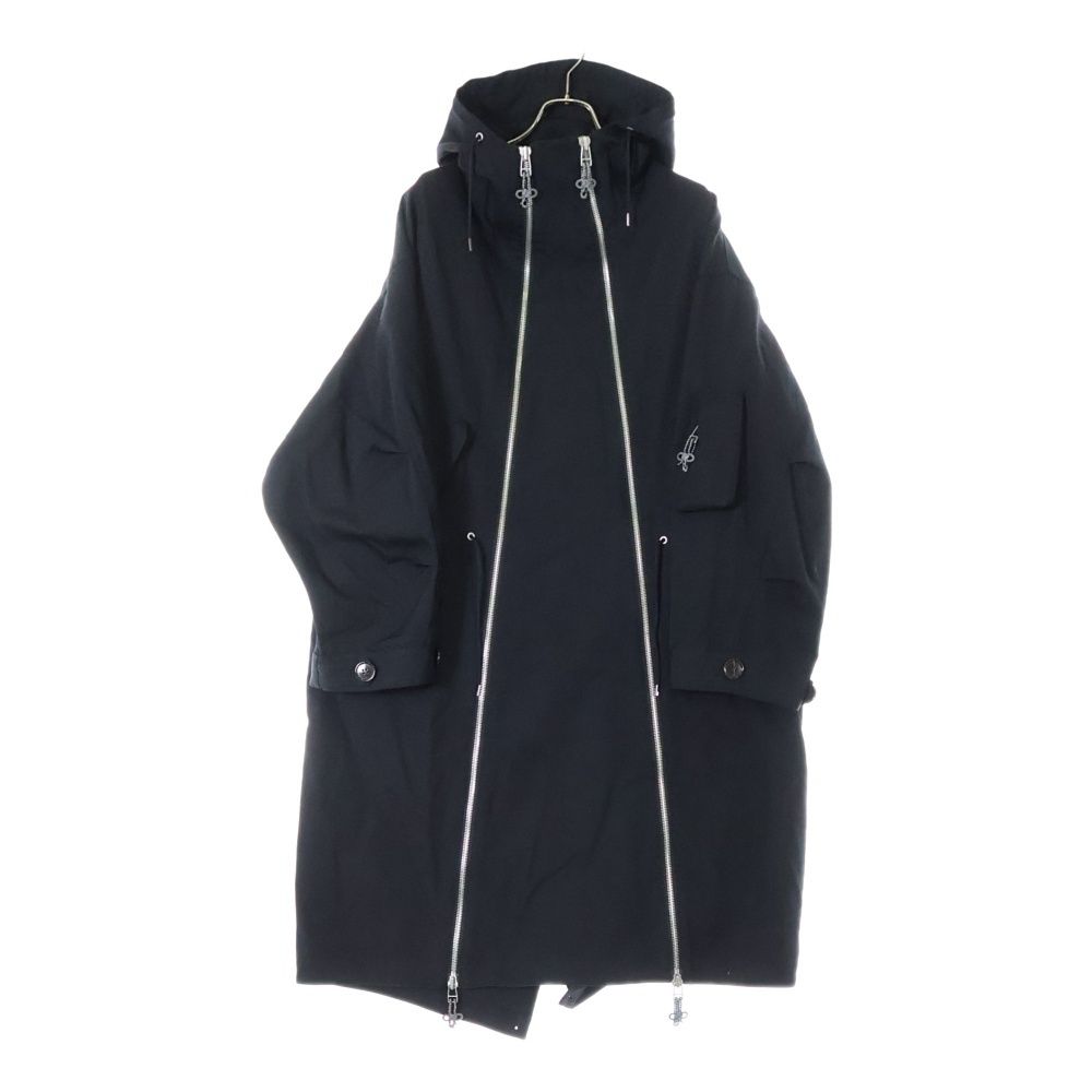 LESSIX 23AW ダブルジップモッズコート LES SIX (レシス) 23AW DOUBLE ZIP UP WOOL GABADINE MODS COAT
